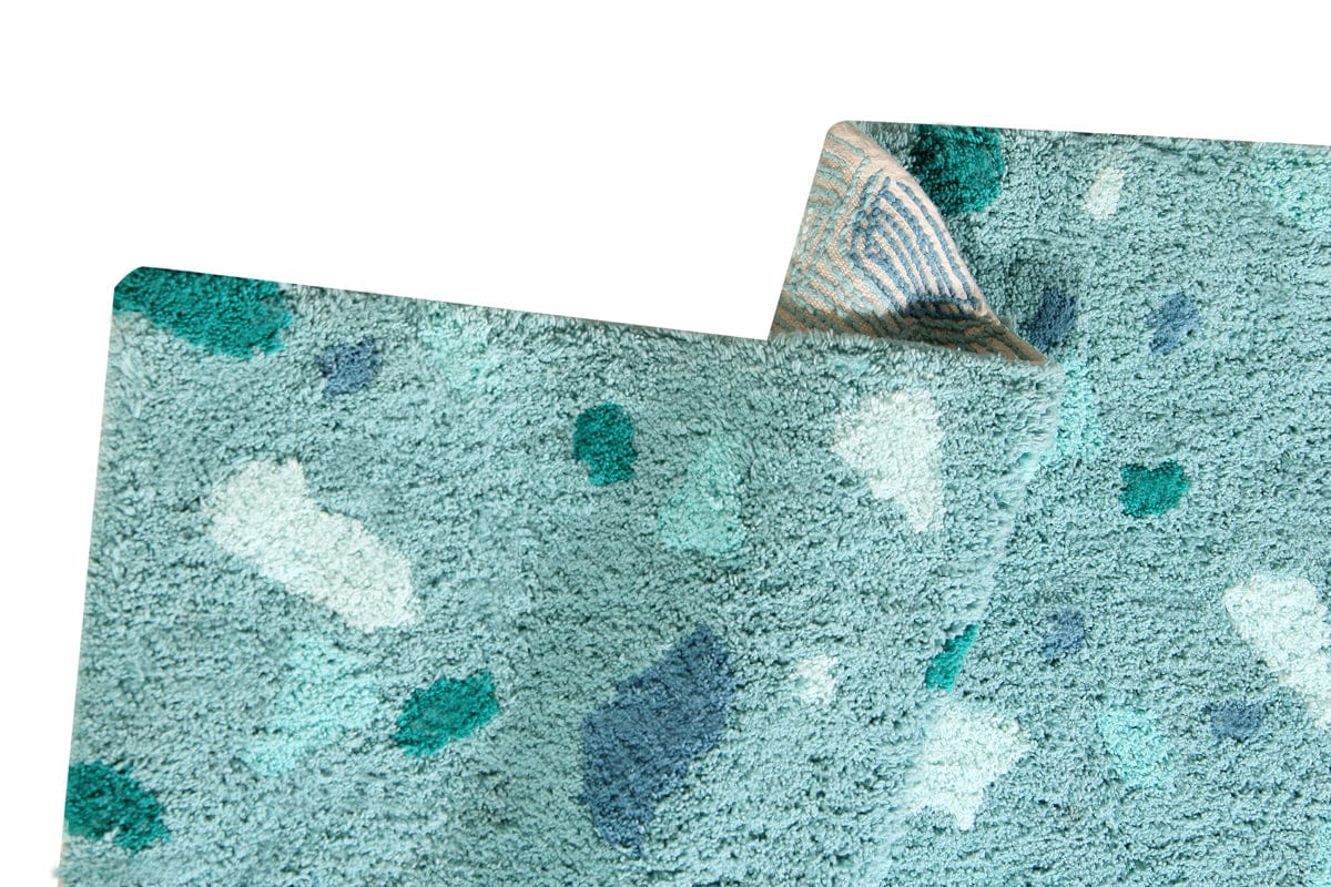 Lorena Canals Terrazzo Rug - Emerald (4' 7'' x 6' 7'') - C-TERRA-EMER