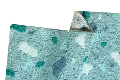 Lorena Canals Terrazzo Rug - Emerald (4' 7'' x 6' 7'') - C-TERRA-EMER