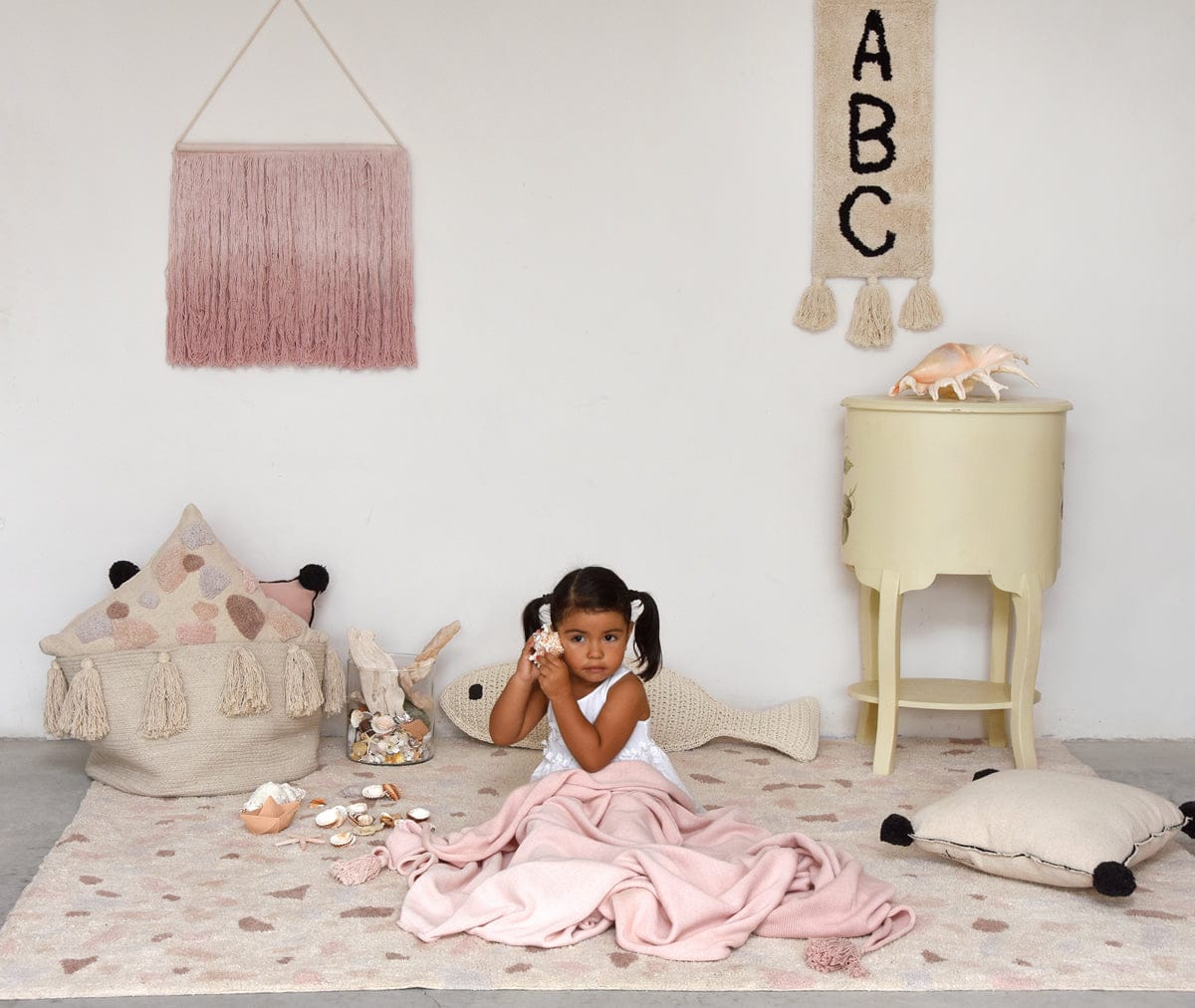 Lorena Canals Terrazzo Rug - Moonstone (4' 7'' x 6' 7'') - C-TERRA-MOON