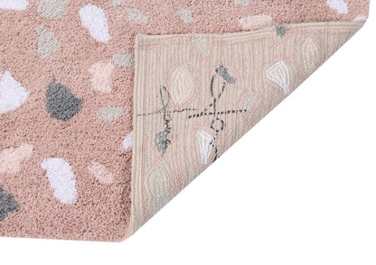 Lorena Canals Terrazzo Rug - Rose Quartz (4' 7'' x 6' 7'') - C-TERRA-ROSE
