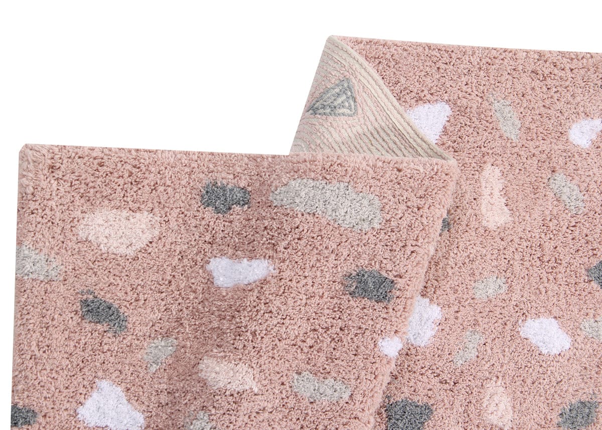 Lorena Canals Terrazzo Rug - Rose Quartz (4' 7'' x 6' 7'') - C-TERRA-ROSE