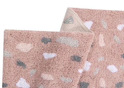 Lorena Canals Terrazzo Rug - Rose Quartz (4' 7'' x 6' 7'') - C-TERRA-ROSE