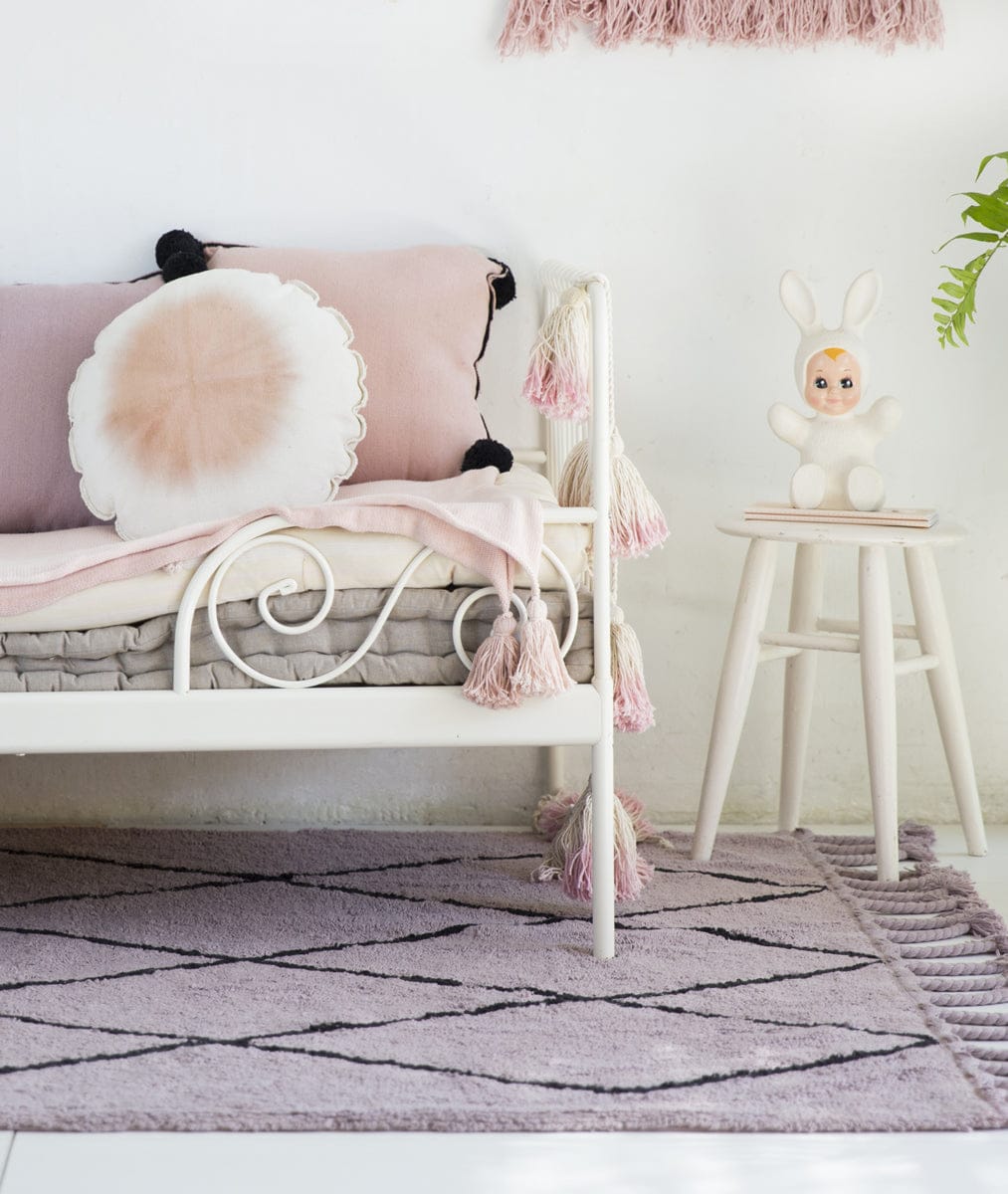 Lorena Canals Tie-Dye Pom Pom Garland - Pink - GARL-TIE-PK