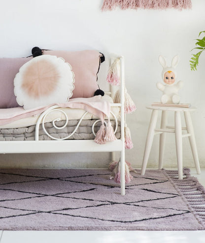 Lorena Canals Tie-Dye Pom Pom Garland - Pink - GARL-TIE-PK