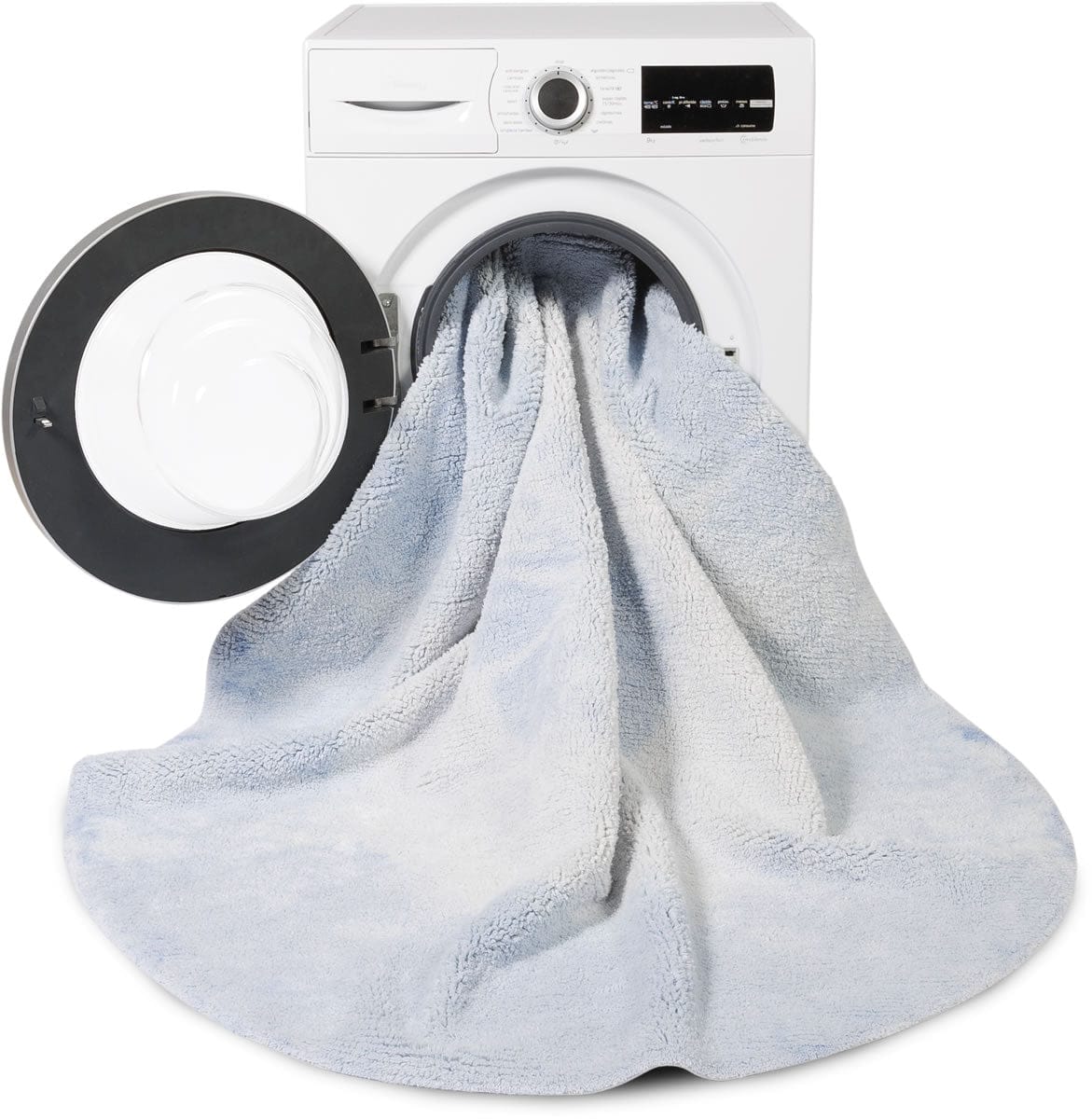 Lorena Canals Tie-Dye Rug - Soft Blue (4' 11'') - C-TIE-BL