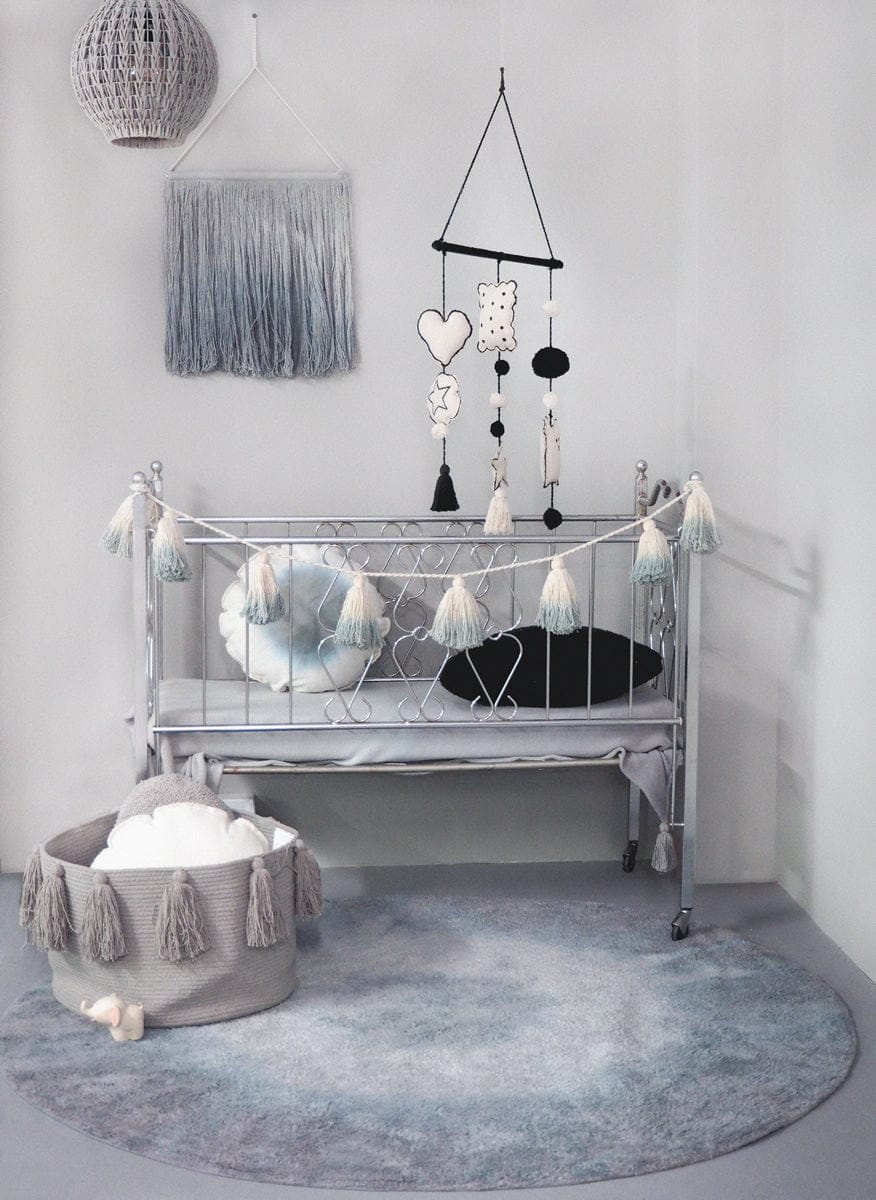 Lorena Canals Tie-Dye Rug - Vintage Blue (4' 11'') - C-TIE-VINTBL