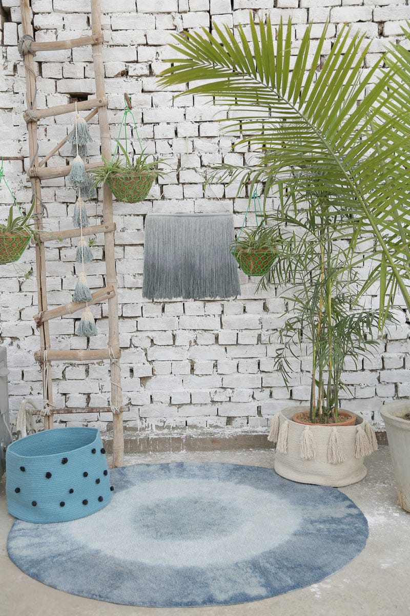 Lorena Canals Tie-Dye Rug - Vintage Blue (4' 11'') - C-TIE-VINTBL