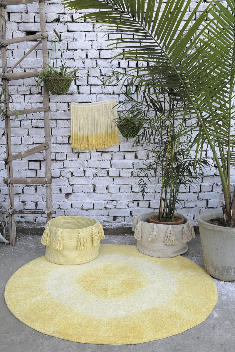 Lorena Canals Tie-Dye Rug - Yellow (4' 11'') - C-TIE-Y