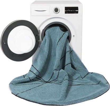 Lorena Canals Trace Rug - Petroleum (5' 3'') - C-TRACE-PETRO