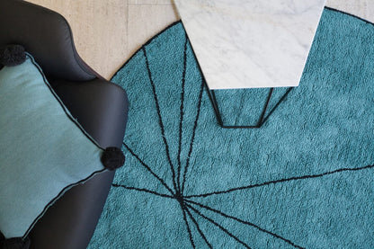 Lorena Canals Trace Rug - Petroleum (5' 3'') - C-TRACE-PETRO