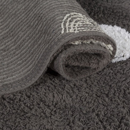 Lorena Canals Tricolor Polka Dots Rug - Grey (4' x 5' 3") - C-TT-E