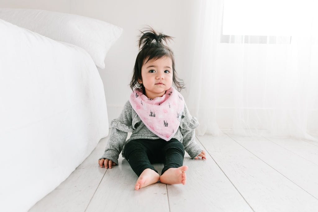 Loulou Lollipop Luxe Muslin Bandana Bib Set - Unicorn Dream - BIBUNICORN