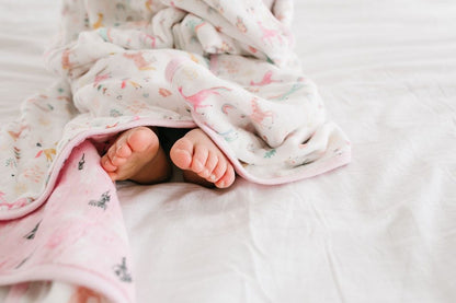 Loulou Lollipop Luxe Muslin Quilt - Unicorn Dream - QTUNICORN