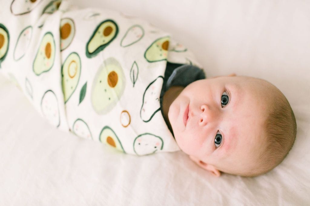 Loulou Lollipop Luxe Muslin Swaddle - Avocado - SWAVO