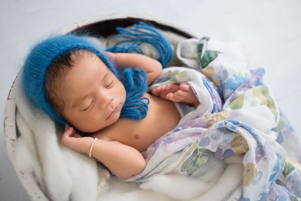 Loulou Lollipop Luxe Muslin Swaddle - Hydrangea - SWHYDRA