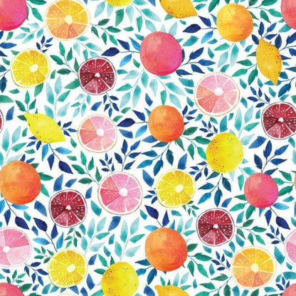 Loulou Lollipop Luxe Muslin Swaddle - Summer Citrus - SWCITRUS