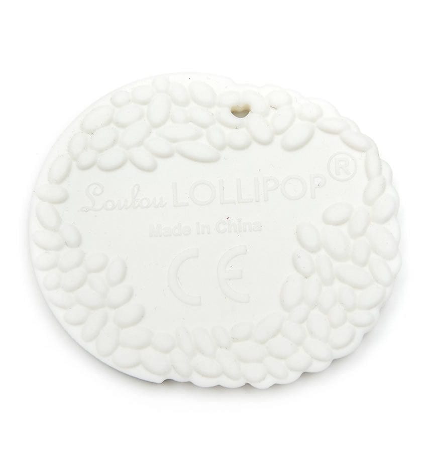 Loulou Lollipop Silicone Teether with Clip - Sushi Roll - ROLLSET