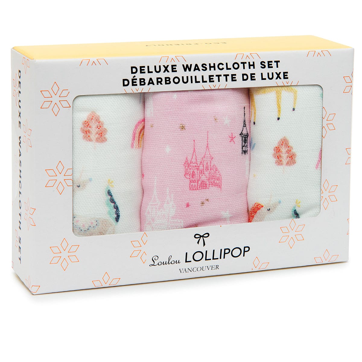Loulou Lollipop Washcloth Set - Unicorn Dream - WASHUNICORN