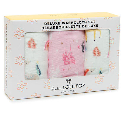 Loulou Lollipop Washcloth Set - Unicorn Dream - WASHUNICORN