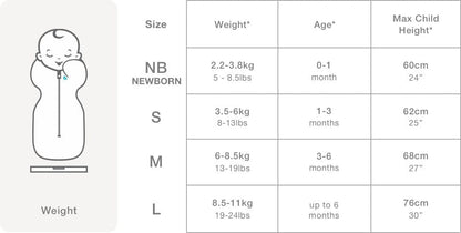 Love To Dream Swaddle UP Cotton Fleece Mild, Small - North Star Light Pink - L16-05-188-LPK-S