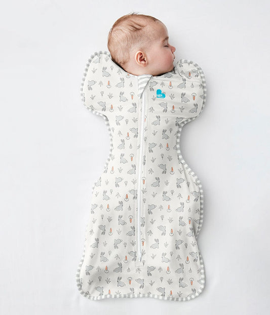 Love To Dream Swaddle UP Original 1.0 TOG, Newborn - Bunny White - L10-01-243-BUN-NB