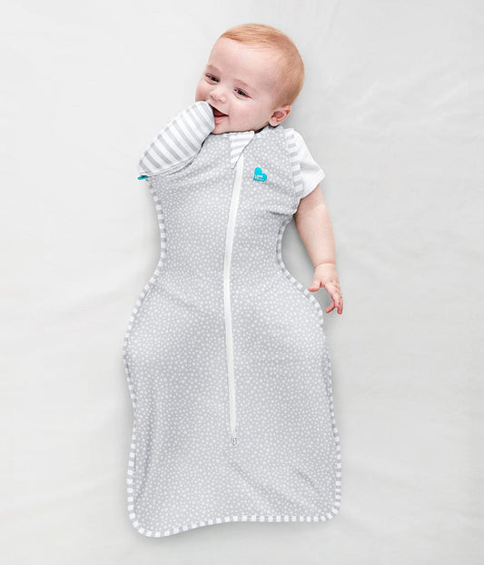 Love To Dream Swaddle UP Transition Bag Bamboo Original 1.0 TOG, Medium - Grey Dot