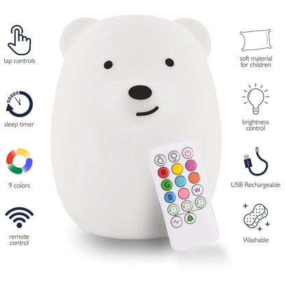 LumieWorld LumiPets Bear Night Light + Remote