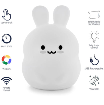 LumieWorld LumiPets Bunny Night Light + Remote - BUNNYREMOTE