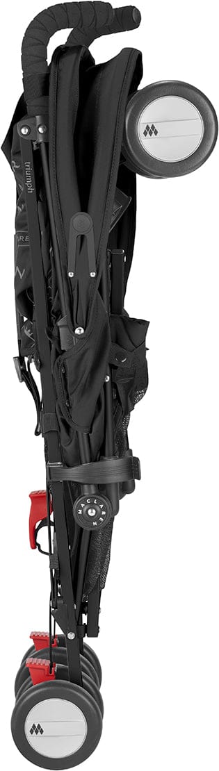 Maclaren Triumph Umbrella Stroller - Black/Charcoal - Silver Frame - WSE03011