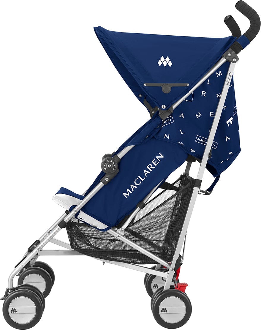 Maclaren Triumph Umbrella Stroller - Medieval Blue/Silver - WSE03021