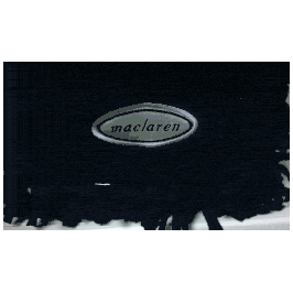 Maclaren Baby Blanket in Navy/Pale Lavender - 5358