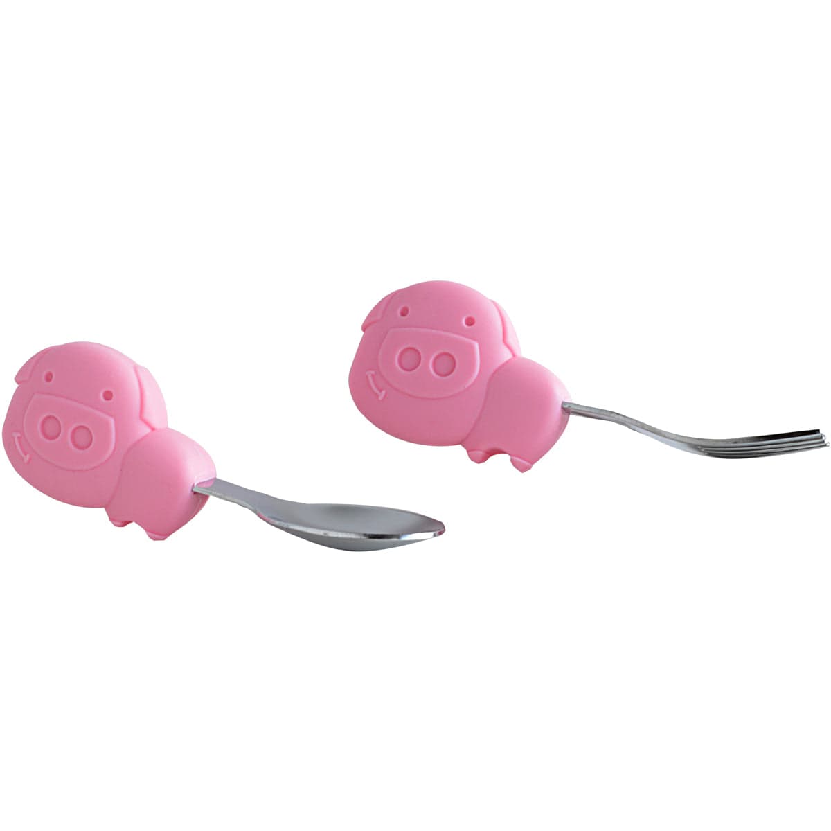Marcus & Marcus Palm Grasp Spoon & Fork Set Pokey the Piglet