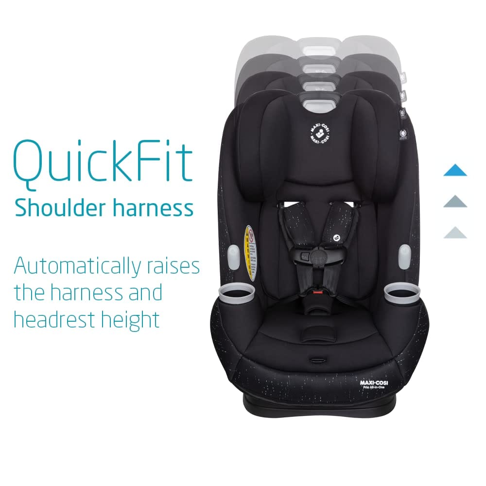 Maxi-Cosi Pria All-in-One Convertible Car Seat - Sonar Black (PureCosi) - CC244FZE