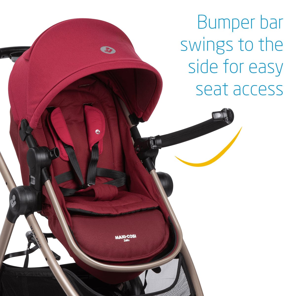 Maxi-Cosi Zelia 2 Travel System - Radish Ruby
