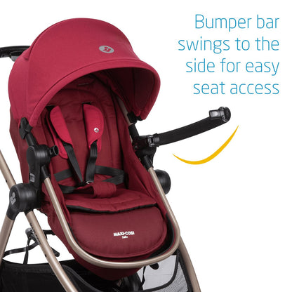 Maxi-Cosi Zelia 2 Travel System - Radish Ruby
