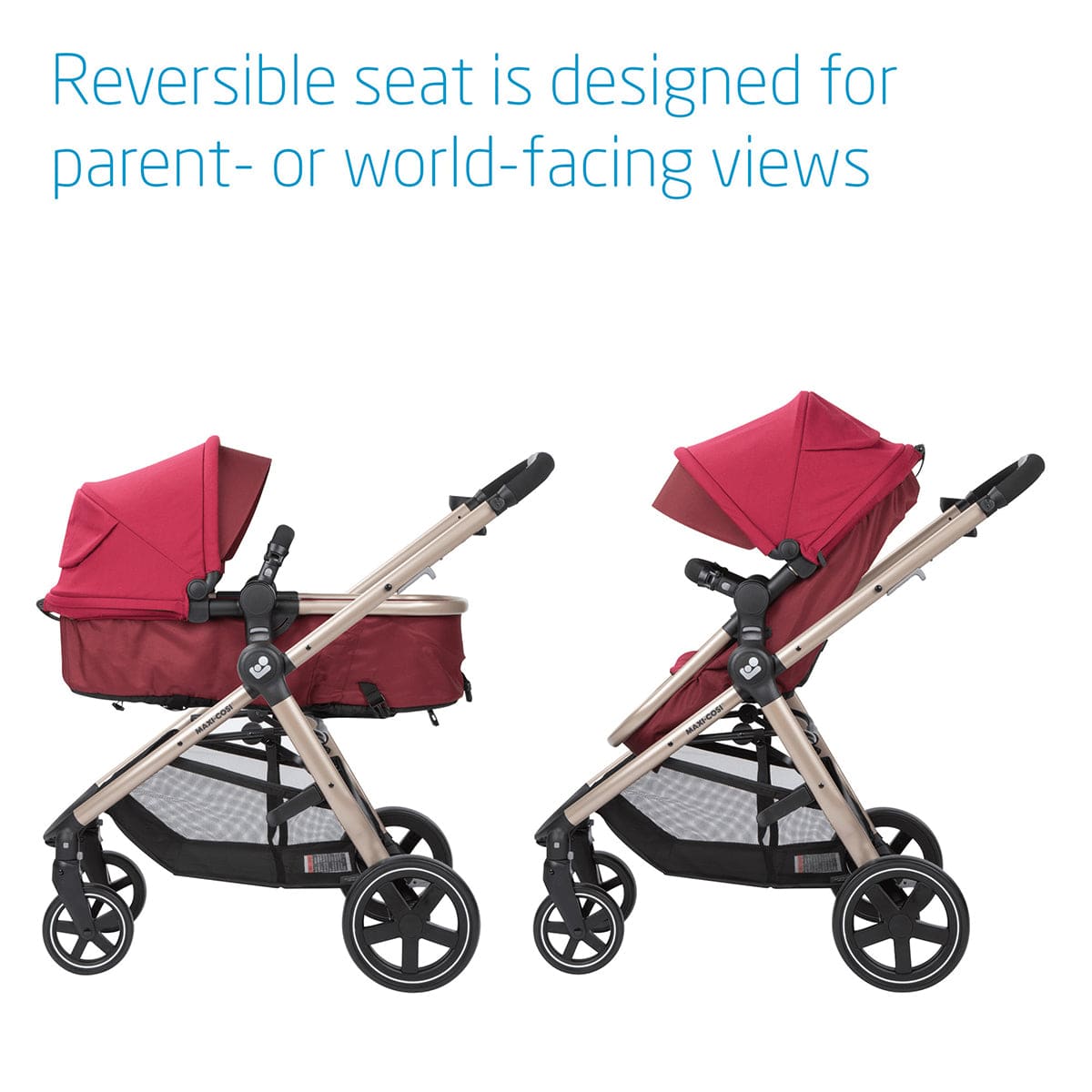Maxi-Cosi Zelia 2 Travel System - Radish Ruby