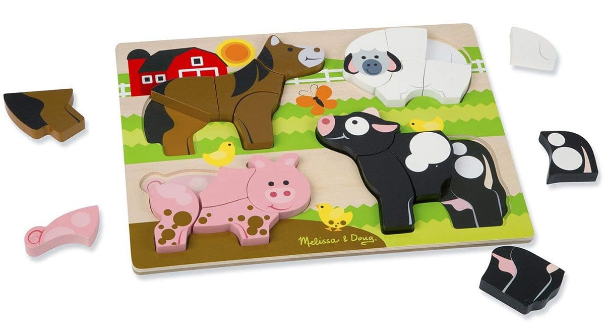 Melissa & Doug Chunky Jigsaw Puzzle Farm - 1891