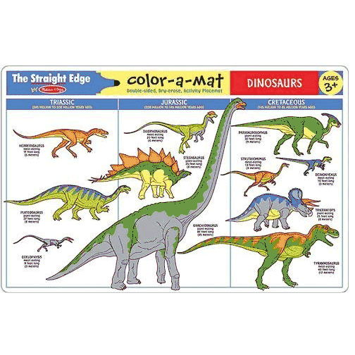 Melissa & Doug Color-a-Mat - Dinosaurs