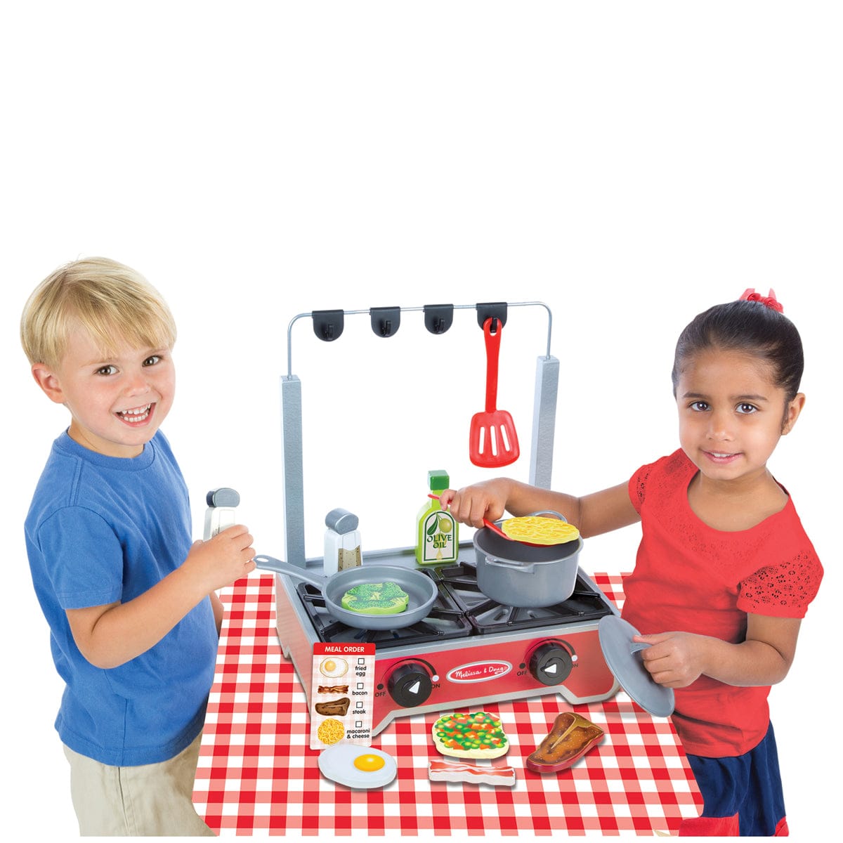 Melissa & Doug Deluxe Wooden Cooktop Set - 9288-MD