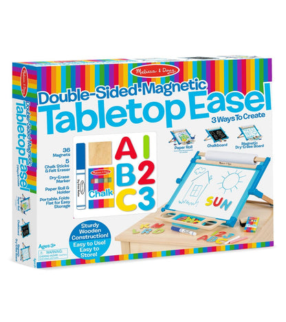 Melissa & Doug Double-Sided Magnetic Tabletop Easel - 2790-MD