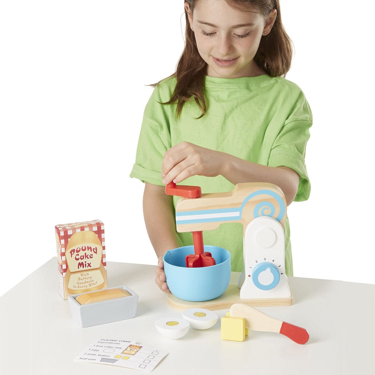 Melissa & Doug Make-A-Cake Mixer Set - 9840-MD
