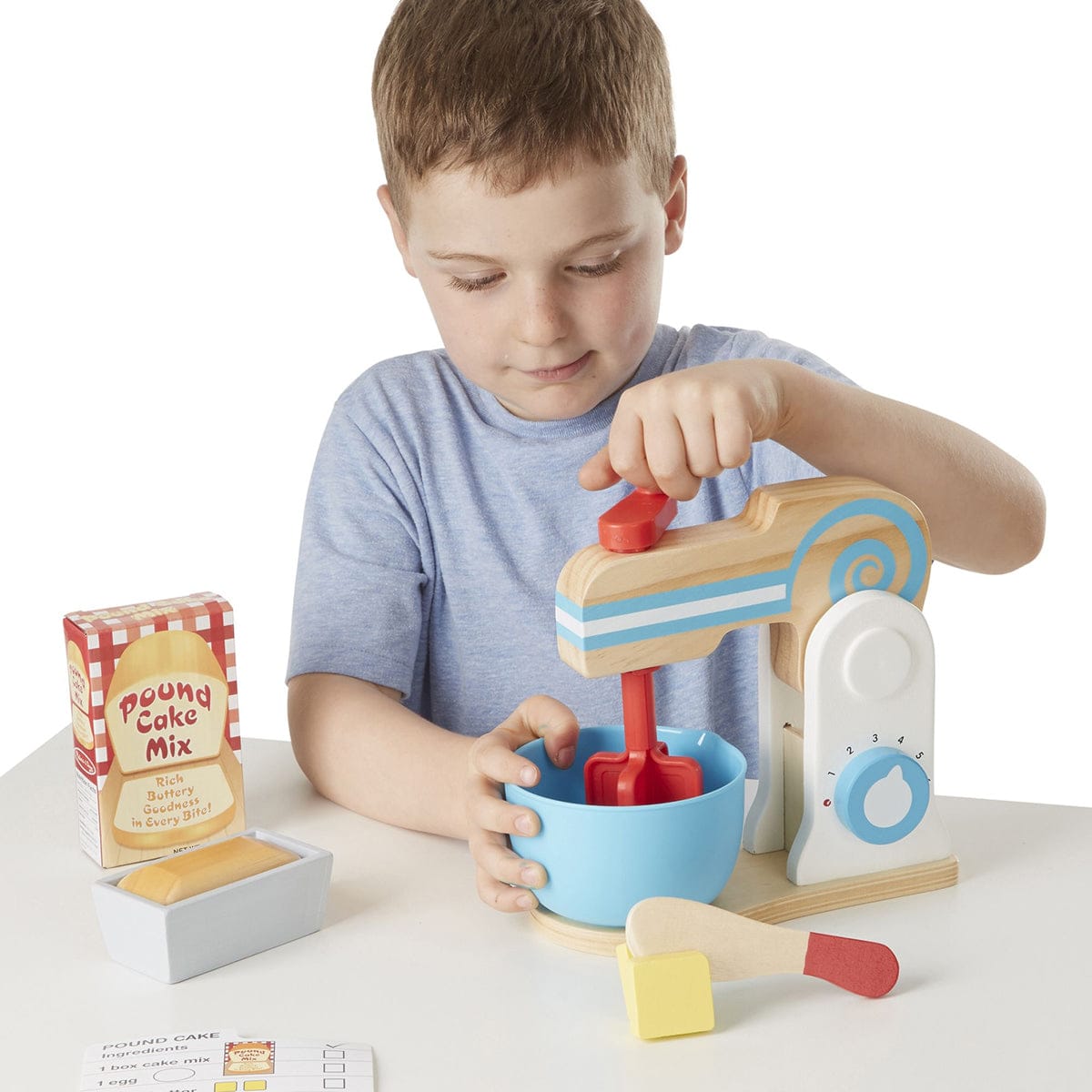 Melissa & Doug Make-A-Cake Mixer Set - 9840-MD