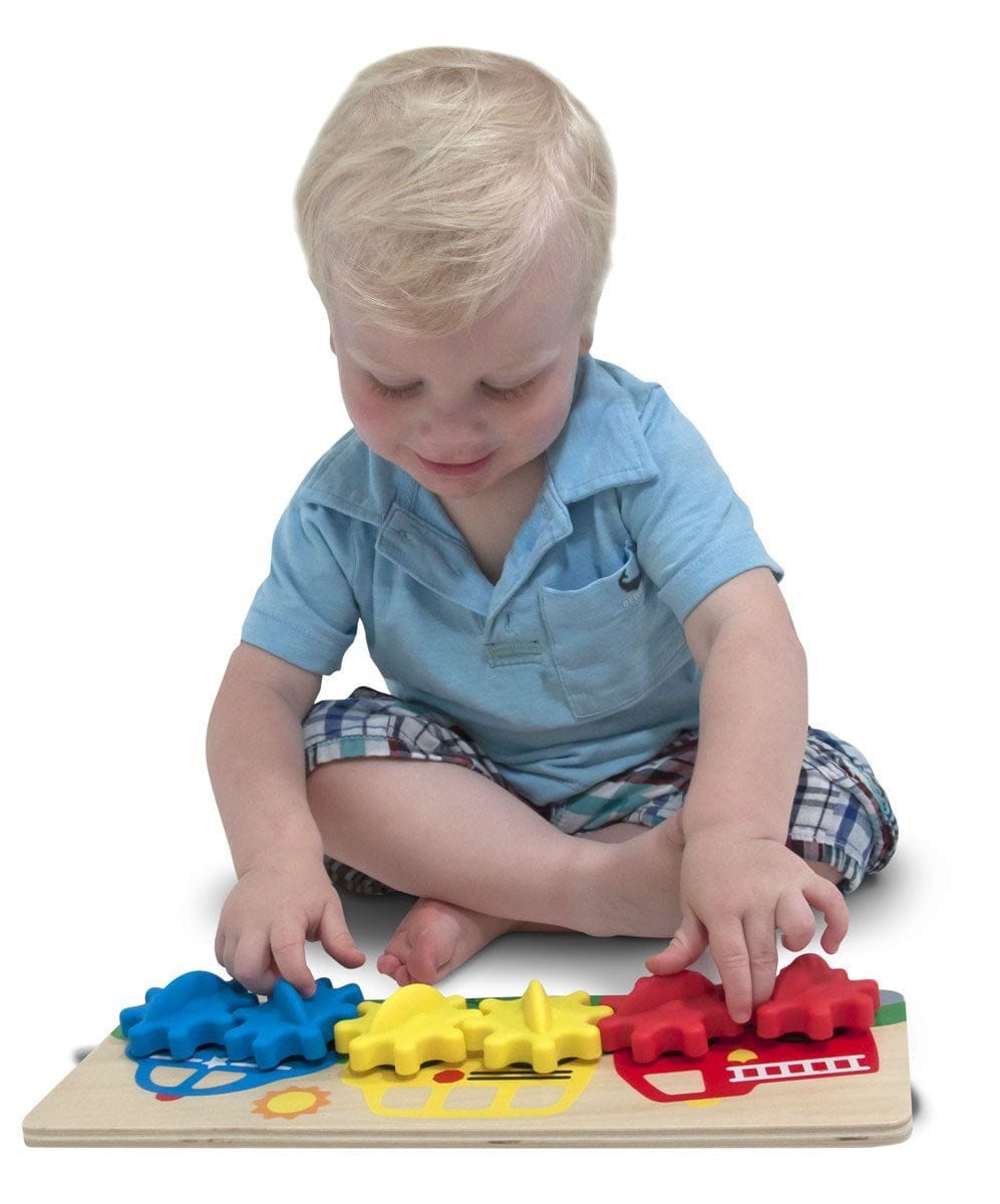 Melissa & Doug Spinning Wheels Gear Toy - 3043-MD