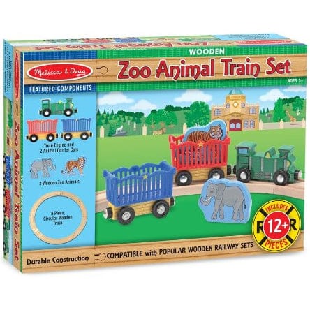 Melissa & Doug Zoo Animal Train Set - 643