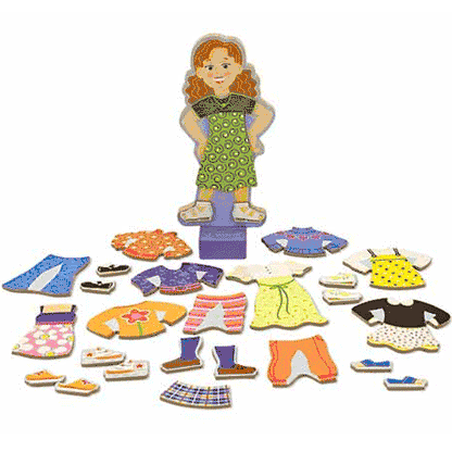 Melissa & Doug Maggie Leigh Magnetic Dress-Up Set - 3552-MD
