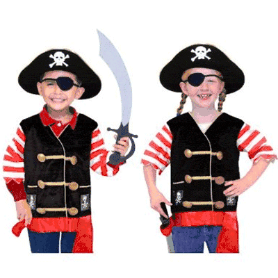 Melissa & Doug Role-Play Costume Set-Pirate - 4848