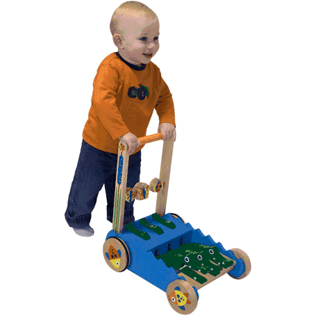 Melissa & Doug Push Chomp and Clack Alligator - 3011