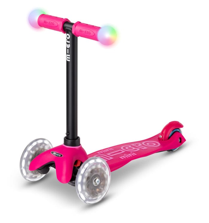 Micro Kickboard Micro Mini2Grow Magic LED Scooter - Pink