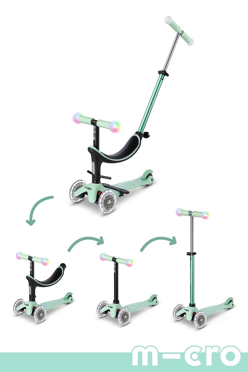 Micro Kickboard Micro Mini2Grow Magic LED Scooter - Pink