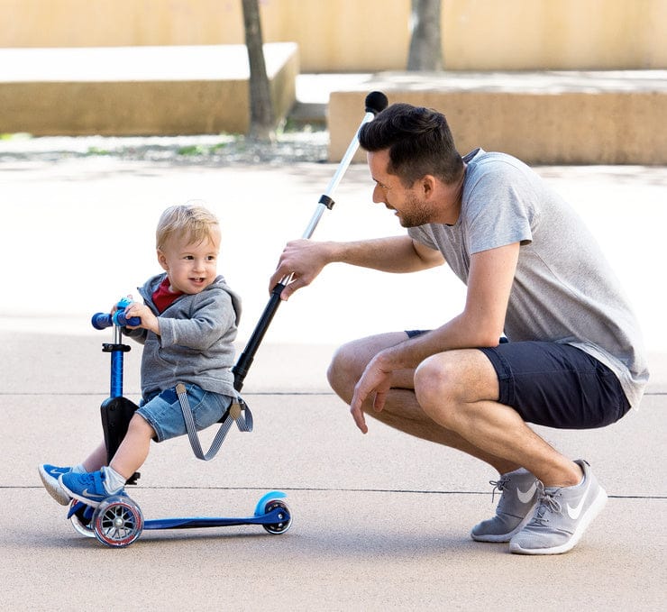 Micro Kickboard Mini 3-in-1 Deluxe Plus Scooter - Blue - MMD080